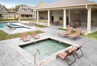 Hot tub and sun deck